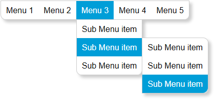 CSS only drop down menus
